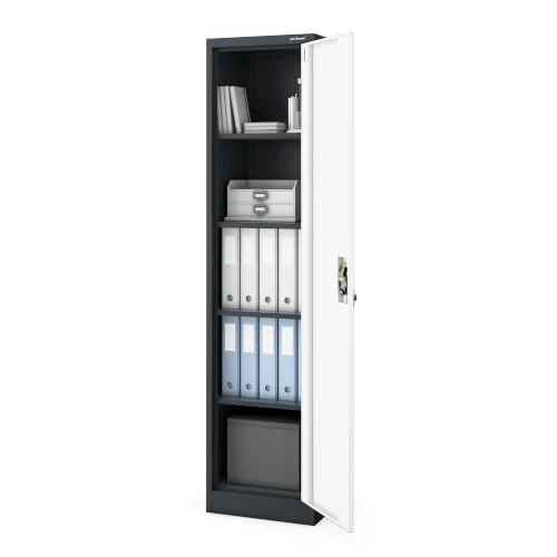 Jan Nowak Aktenschrank Büroschrank Metall abschließbar 185x40x45 cm