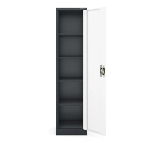 Jan Nowak Aktenschrank Büroschrank Metall abschließbar 185x40x45 cm