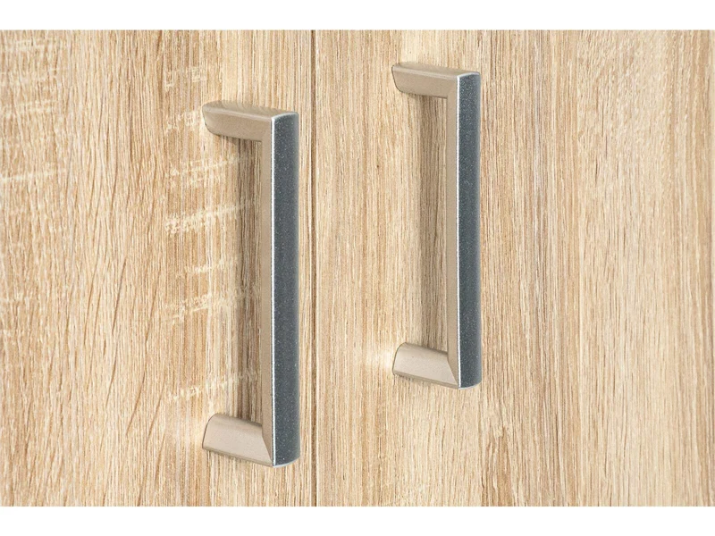 Schrank Beistellschrank Kommode Aktenschrank Büroschrank Standschrank Trio 3" Sonoma/Eiche