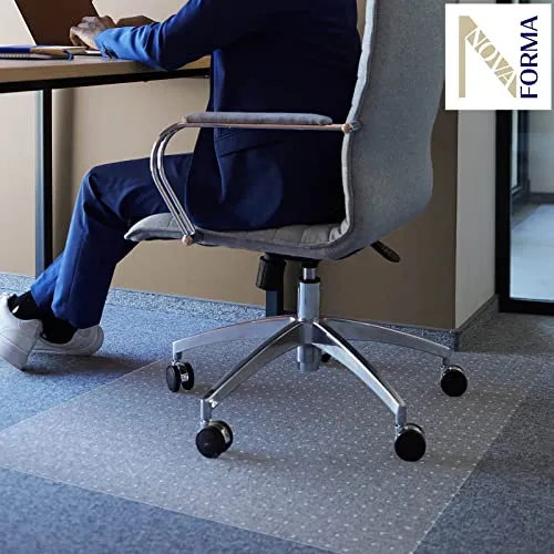 Bodenschutzmatte ECO-MAT aus PET - Teppichböden transparent 90x120 cm