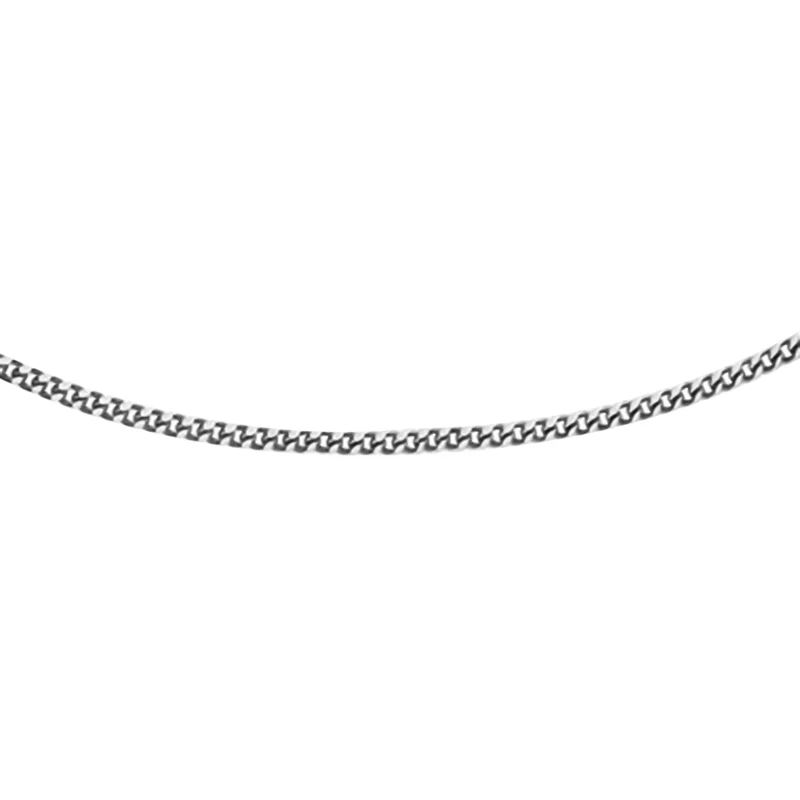 RHAPSODY - Italienische Diamantschliff Panzerkette, ca. 45 cm, 950 Platin ca. 3,50g