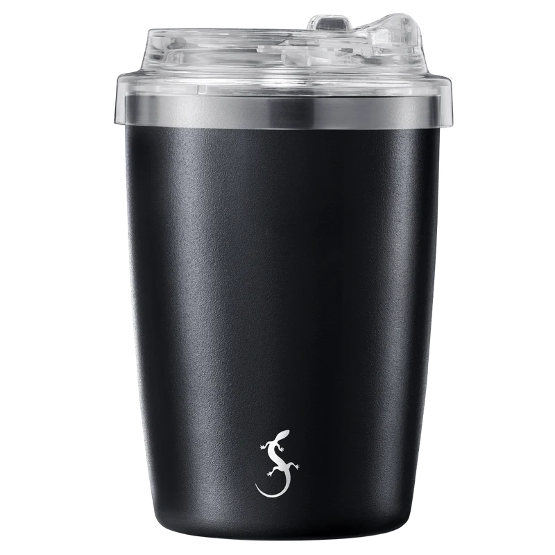 Lurch Isolierbecher Coffee-To-Go 0,3l mit Pulverbeschichtung, Schwarz