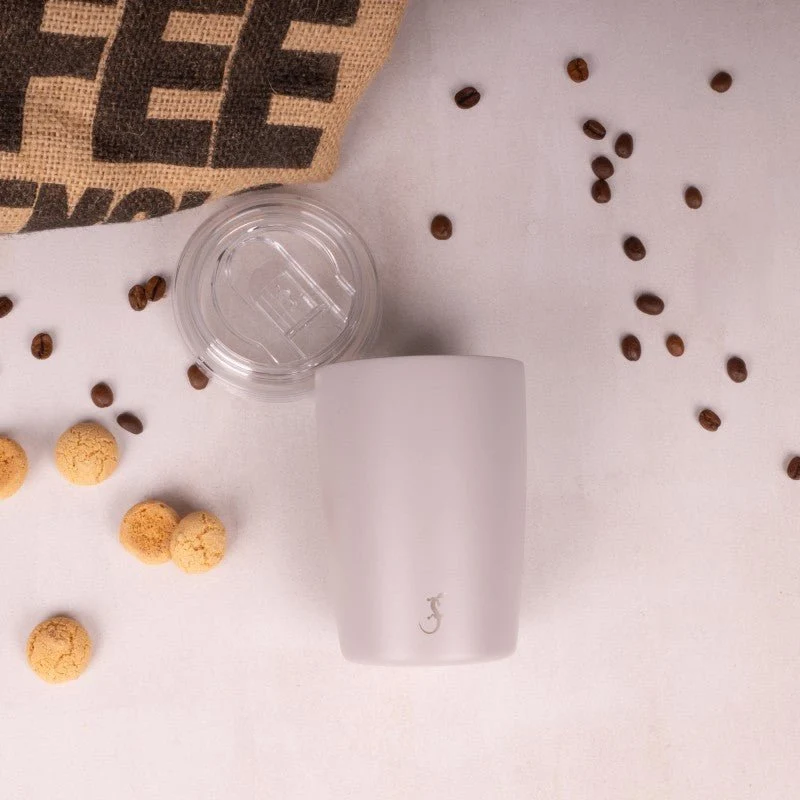 Lurch Isolierbecher Coffee-To-Go 0,3l mit Pulverbeschichtung, Jura Grey