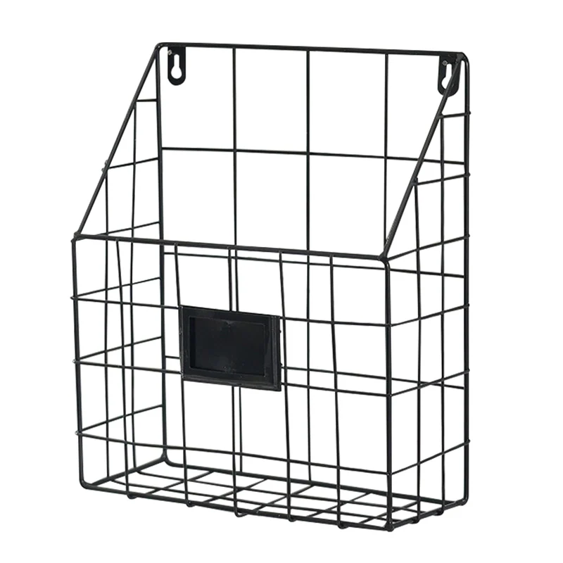Generisch Zeitschriftenhalter Wand Metall Hängeorganizer Wand Zeitungshalter Zeitschriften Wandhalter Aktenablage Dokumentenhalter Bücherregal Wandmontage Hängeregal Hängend Magazin Organizer