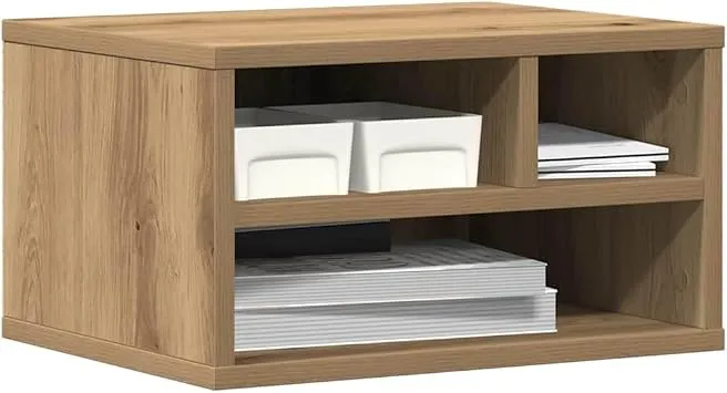 vidaXL Druckerständer Artisan-Eiche 40 x 32 x 22,5 cm Holzwerkstoff