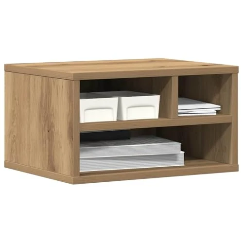 vidaXL Druckerständer Artisan-Eiche 40 x 32 x 22,5 cm Holzwerkstoff