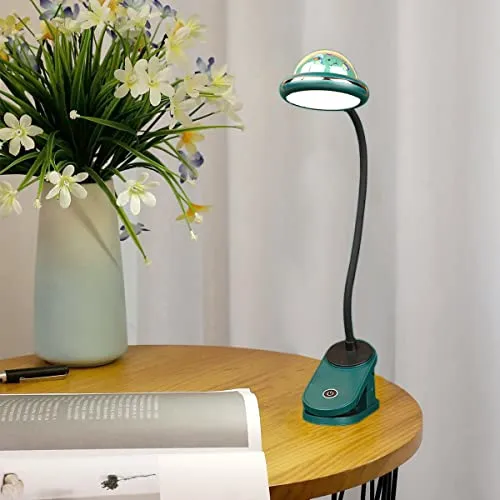 ACMHNC Klemmlampe Bett mit Sternprojektion, Grün