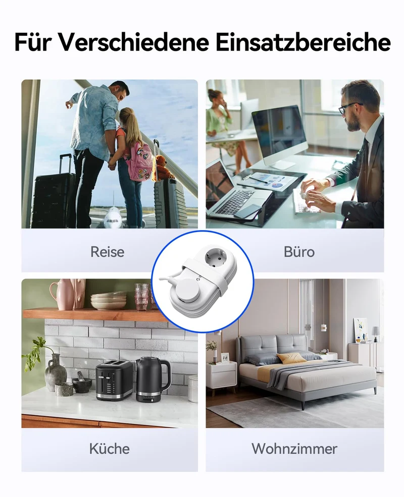 ORICO AP3 Reise Steckdosenleiste USB‑C PD 20W Weiß