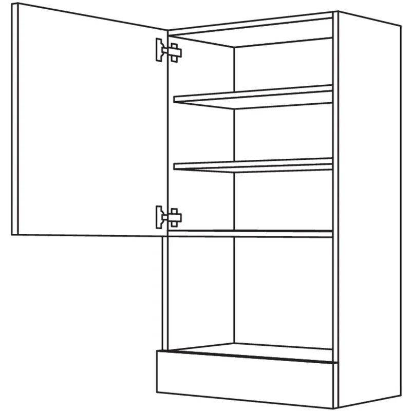nobilia Aufsatzschrank für Mikrowellengeräte AM50-1 50 cm