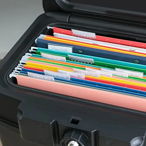 HMF 250460 Hängeregister Mappen für Dokumente | 8er Set | DIN A4 | 31,4 x 24 cm | Bunt