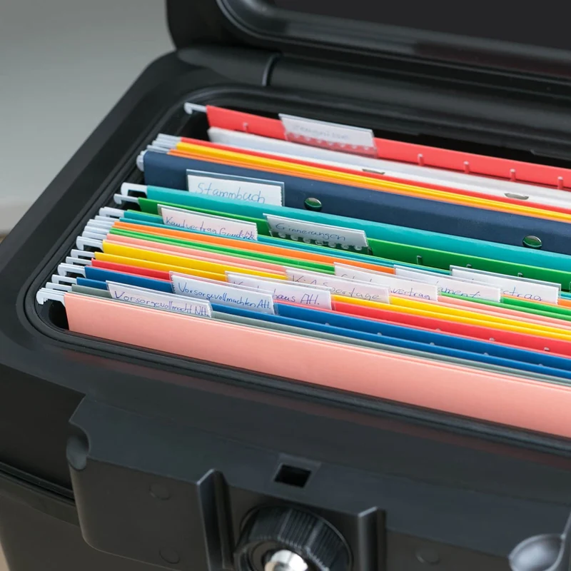 HMF 250460 Hängeregister Mappen für Dokumente | 8er Set | DIN A4 | 31,4 x 24 cm | Bunt