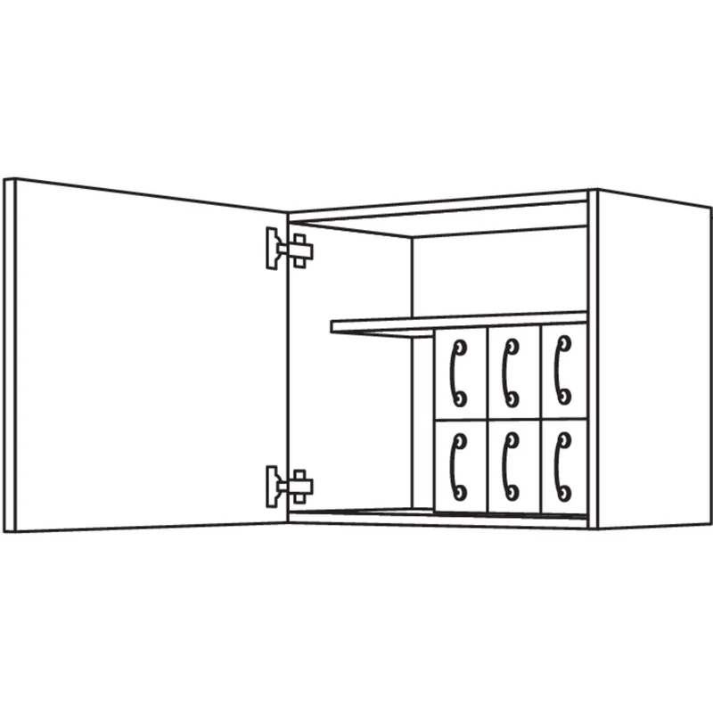 nobilia Wandschrank WS40-58 40 cm