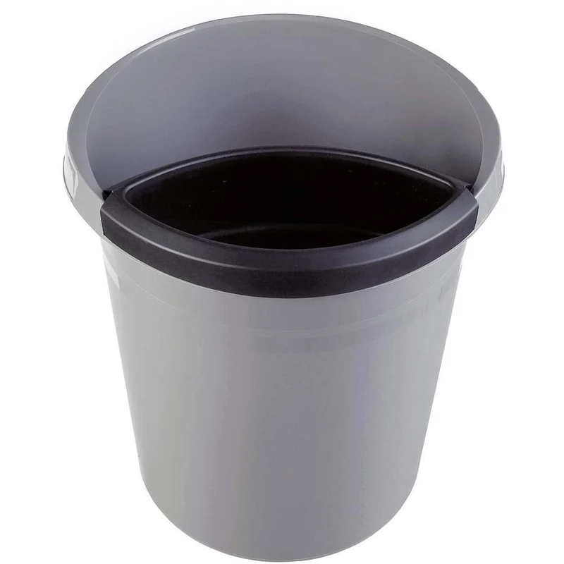 HAN Abfalleinsatz, Mülltrennung, Abfallbehälter für Papierkorb, für die ideale Abfalltrennung, 1 Liter,1835-13, schwarz