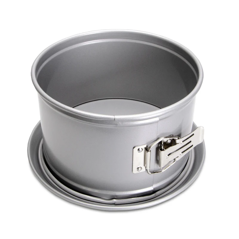 Städter 'WE-LOVE-BAKING-Springform ø 18 cm / H 10,5 cm Silber mit Flachboden'