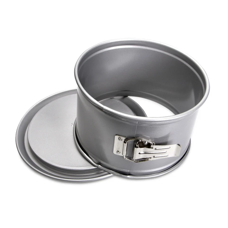 Städter 'WE-LOVE-BAKING-Springform ø 18 cm / H 10,5 cm Silber mit Flachboden'