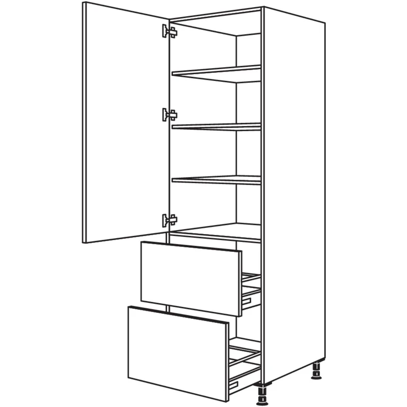 nobilia XL-Geschirr-/ Vorratsschrank HD2A30-1X 30 cm
