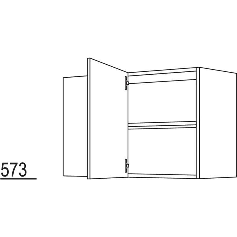 nobilia Wand-Eckschrank WE90-45-58
