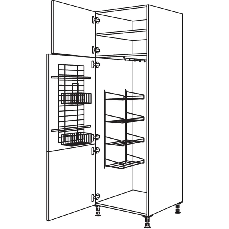 nobilia XL-Besen-/ Geräteschrank HB50-1X 50 cm
