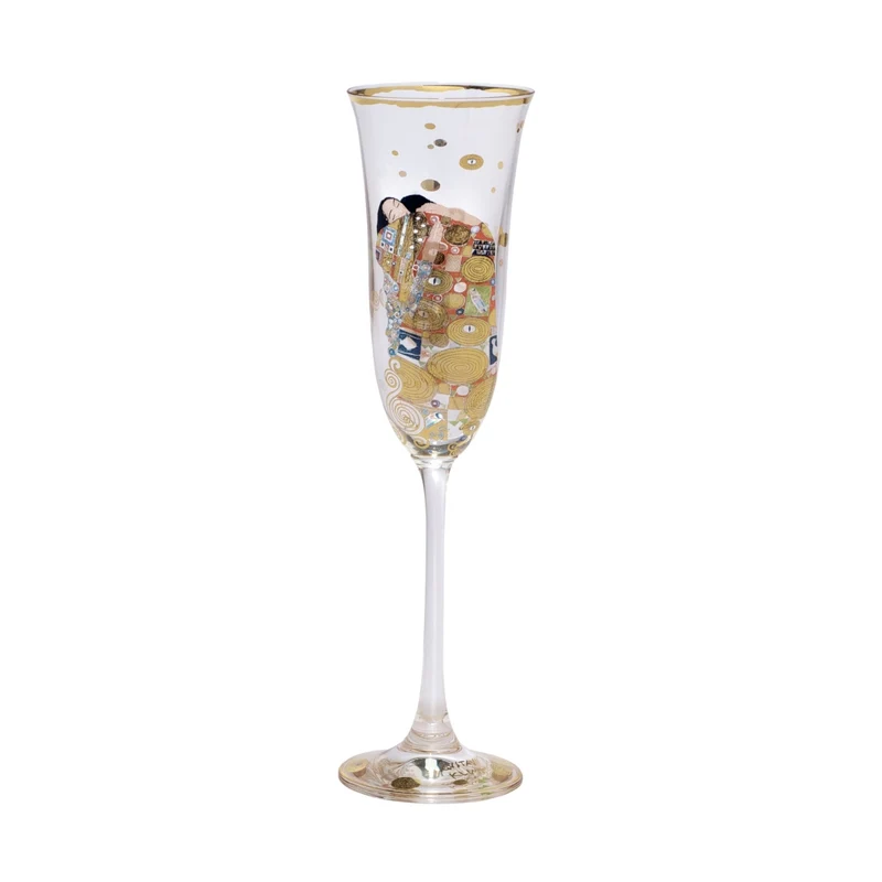 Goebel Artis Orbis Gustav Klimt 'Die Erfüllung - Sektglas'