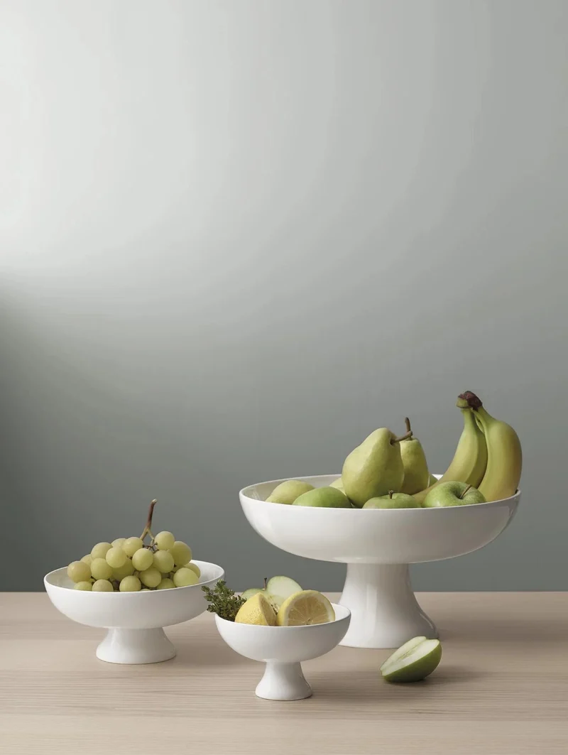 ASA, Obstschale auf Fuß groß glänzend, D33cm, H17cm, glatt