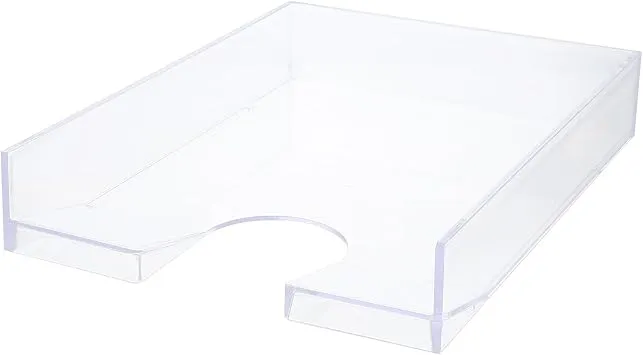 Ablagebox A4 aus Ps Transparent, Stapelbar für Dokumente und Zertifikate