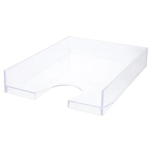 Ablagebox A4 aus Ps Transparent, Stapelbar für Dokumente und Zertifikate