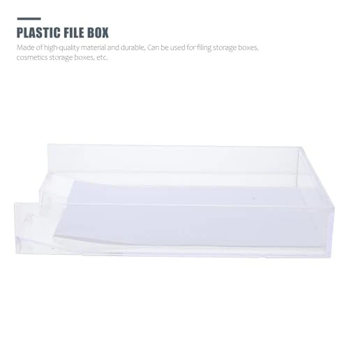 Ablagebox A4 aus Ps Transparent, Stapelbar für Dokumente und Zertifikate