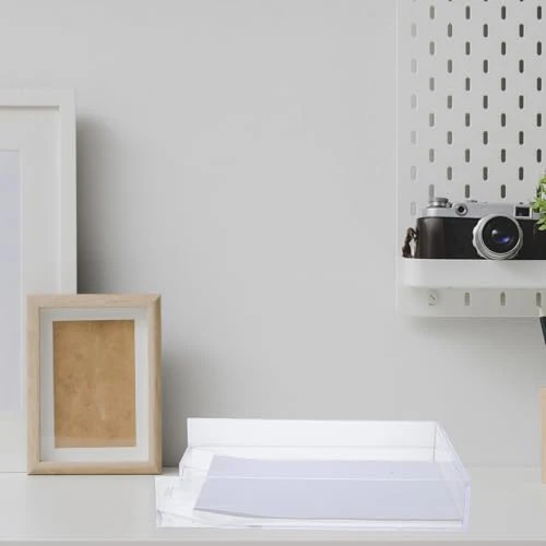 Ablagebox A4 aus Ps Transparent, Stapelbar für Dokumente und Zertifikate
