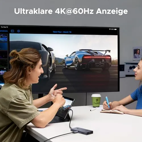 UGREEN 10Gbps USB C Hub, USB C Adapter mit 4K HDMI, Gigabit Ethernet