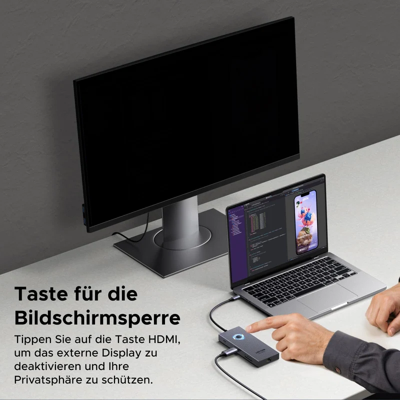 UGREEN 10Gbps USB C Hub, USB C Adapter mit 4K HDMI, Gigabit Ethernet