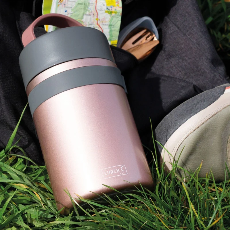 Lurch Iso-Pot 2.0 aus doppelwandigem Edelstahl für heiße und kalte Speisen 800ml