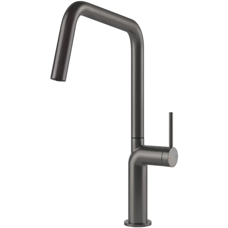 GESSI: Hochdruck- Einhebelmischbatterie STILA, Mischbatterie, Blaustahloptik 17823 23,1 cm