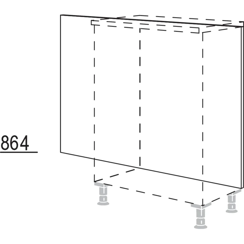 nobilia Rückwandverkleidung für Sideboardplanungen RKW-86