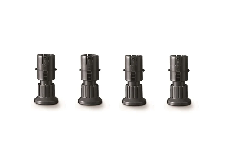 nobilia Sockelfüße 4 Stück Set 150mm Höhe