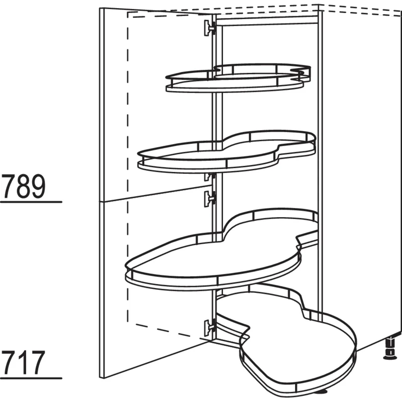 nobilia Eck-Highboard HDESA100-50