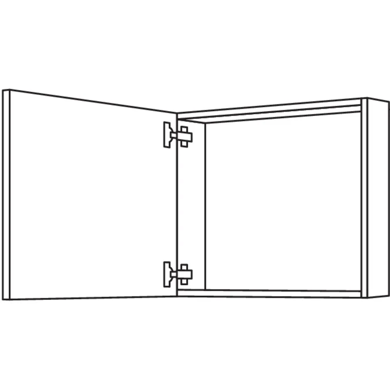 nobilia Wandschrank-Rahmenteil WRT50-58 50 cm