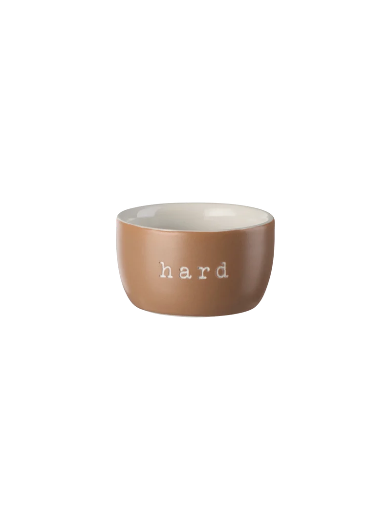 Asa, Eierbecher "hard", Farbe braun, D. 5 cm, H. 3 cm