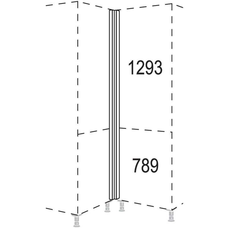 nobilia XL-Winkelpassstück HPEV-1X