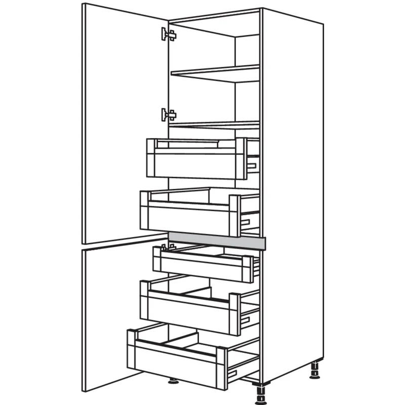 nobilia XL-Hochschrank NHI50-1X 50 cm
