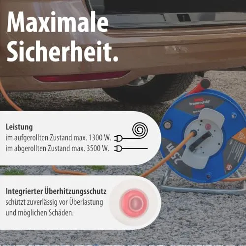 Brennenstuhl Camping-Kabeltrommel / CEE 230V Kabeltrommel 25m