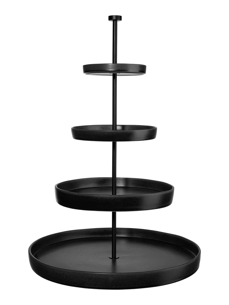 Asa, Etagere, 4-stufig, black iron