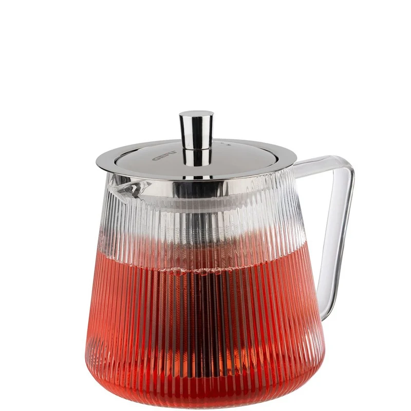 Gefu, Teekanne Infusa 800 ml, 3-4 Tassen, aus Borosilikatglas