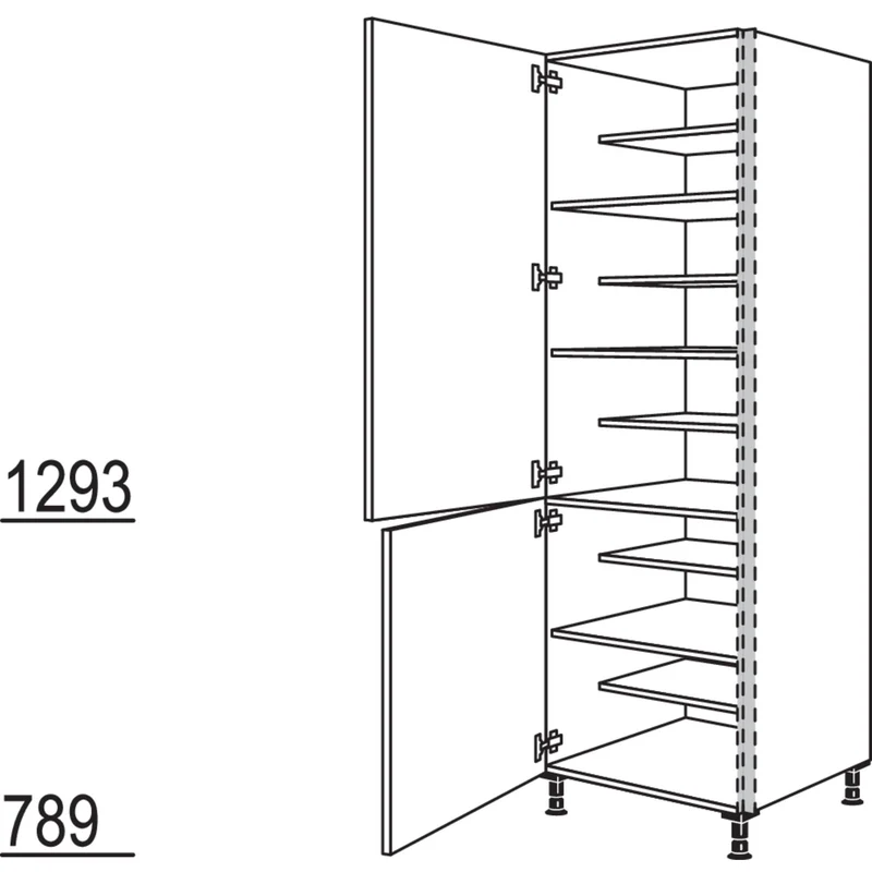 nobilia XL-Schuhschrank NHSWS40-1X