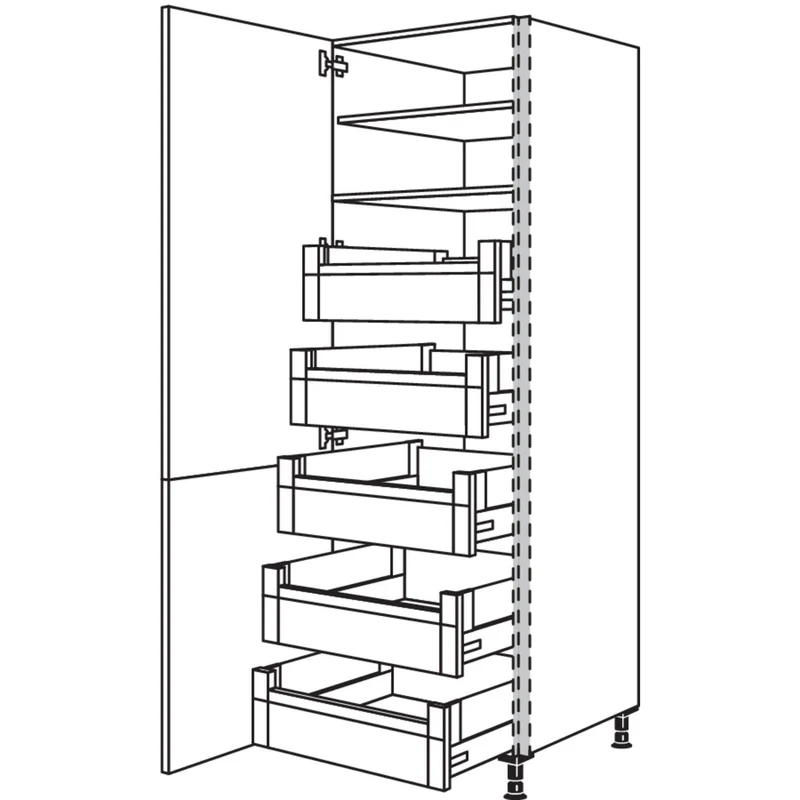 nobilia XL-Hochschrank NHSI40-1X 40 cm
