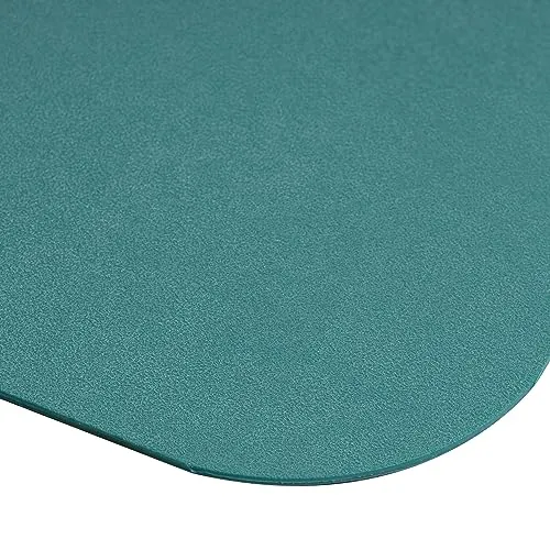 Floordirekt Bodenschutzmatte für Hartböden - farbige Bürostuhlunterlage Bodenmatte Stuhlunterlage aus Polypropylen - Stärke: 1,9 mm (Türkis, 114 x 150 cm)