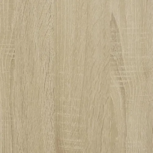 Aktenschrank Sonoma-Eiche 60x32x77,5 cm Holzwerkstoff Büroschrank mit Zwei Türen, Dokumentenschrank für Büro, Arbeitszimmer und Homeoffice, Stauraum für Ordner und Unterlagen