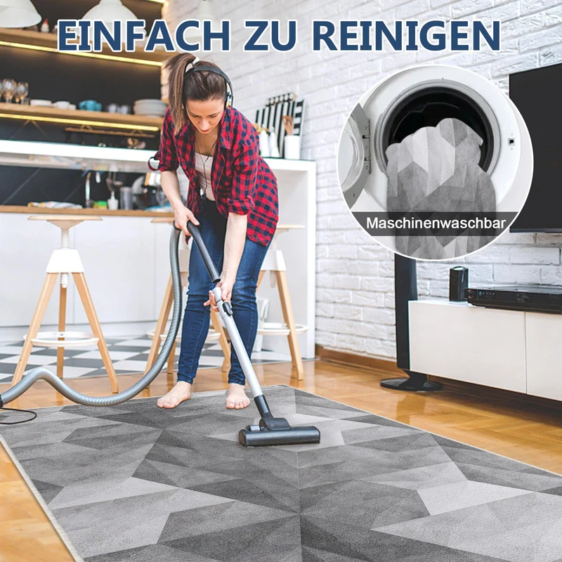 Stuhlmatte Gaming Bürostuhlunterlage Bodenschutzmatte 90x120 cm: Bodenschutzmatte bürostuhl für Hartböden, Kratzfest rutschfest Heimgebrauch Bürogebrauch (Grauverlauf, 90x120 cm)