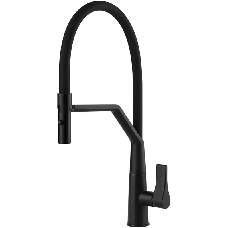 GESSI: Hochdruck- Einhebelmischbatterie KALLA mit Brause, Mischbatterie, 17845 22,5 cm