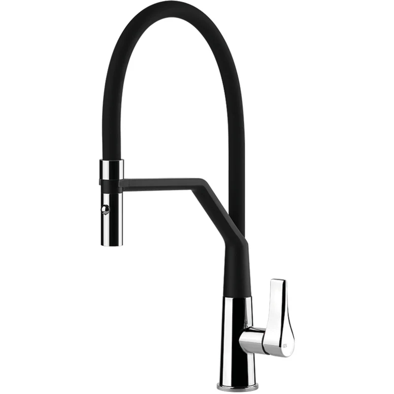 GESSI: Hochdruck- Einhebelmischbatterie KALLA mit Brause, Mischbatterie, 17844 22,5 cm