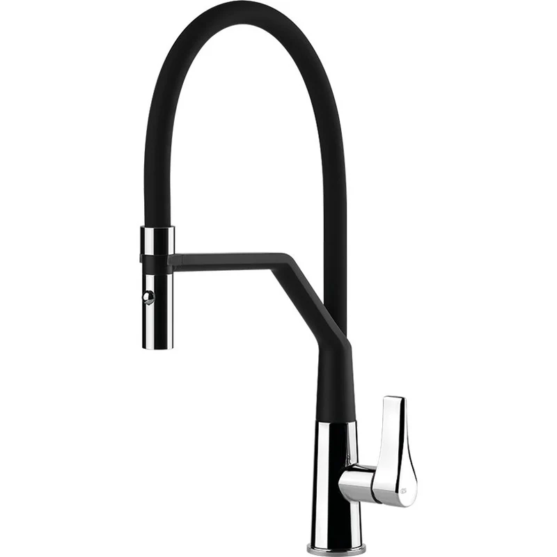GESSI: Hochdruck- Einhebelmischbatterie KALLA mit Brause, Mischbatterie, 17844 22,5 cm